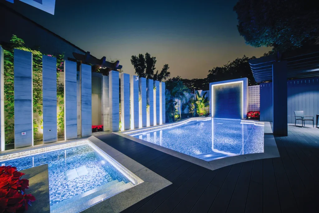 Pool Lighting Installation