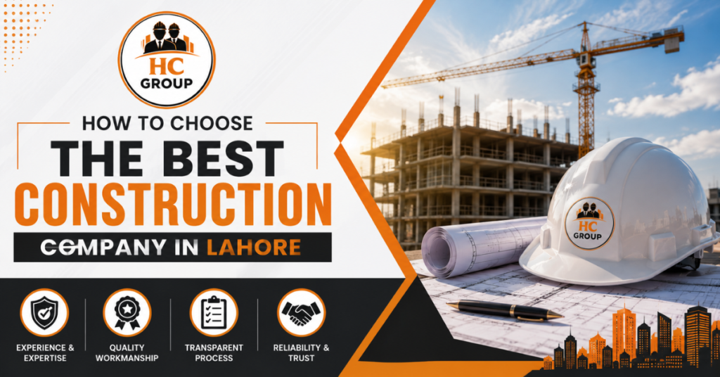 How to Choose the Best Construction Company in Lahore