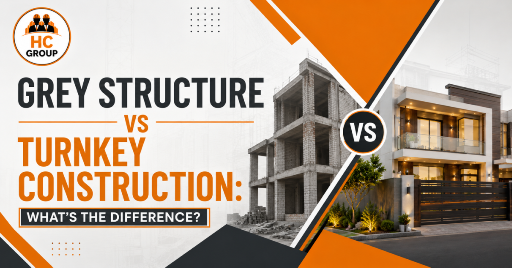 Grey Structure vs Turnkey Construction: What's the Difference?