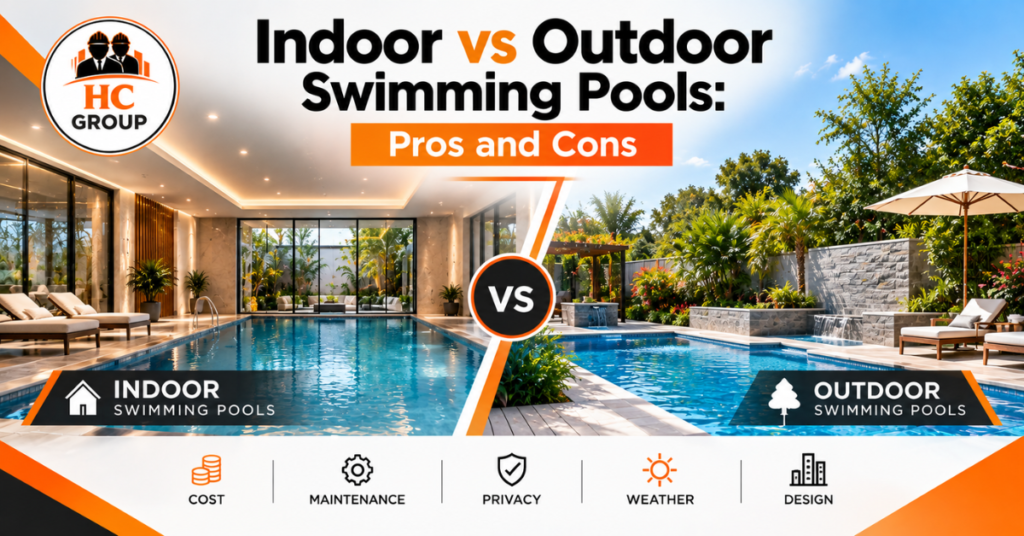Indoor vs Outdoor Swimming Pools: Pros and Cons